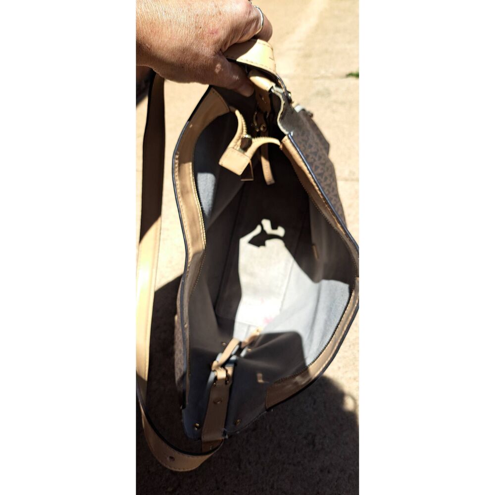 Michael Kors Large Shoulder Bag MK Logo Purse - Picture 10 of 16